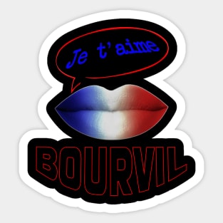 FRANCE JE TAIME BOURVIL Sticker